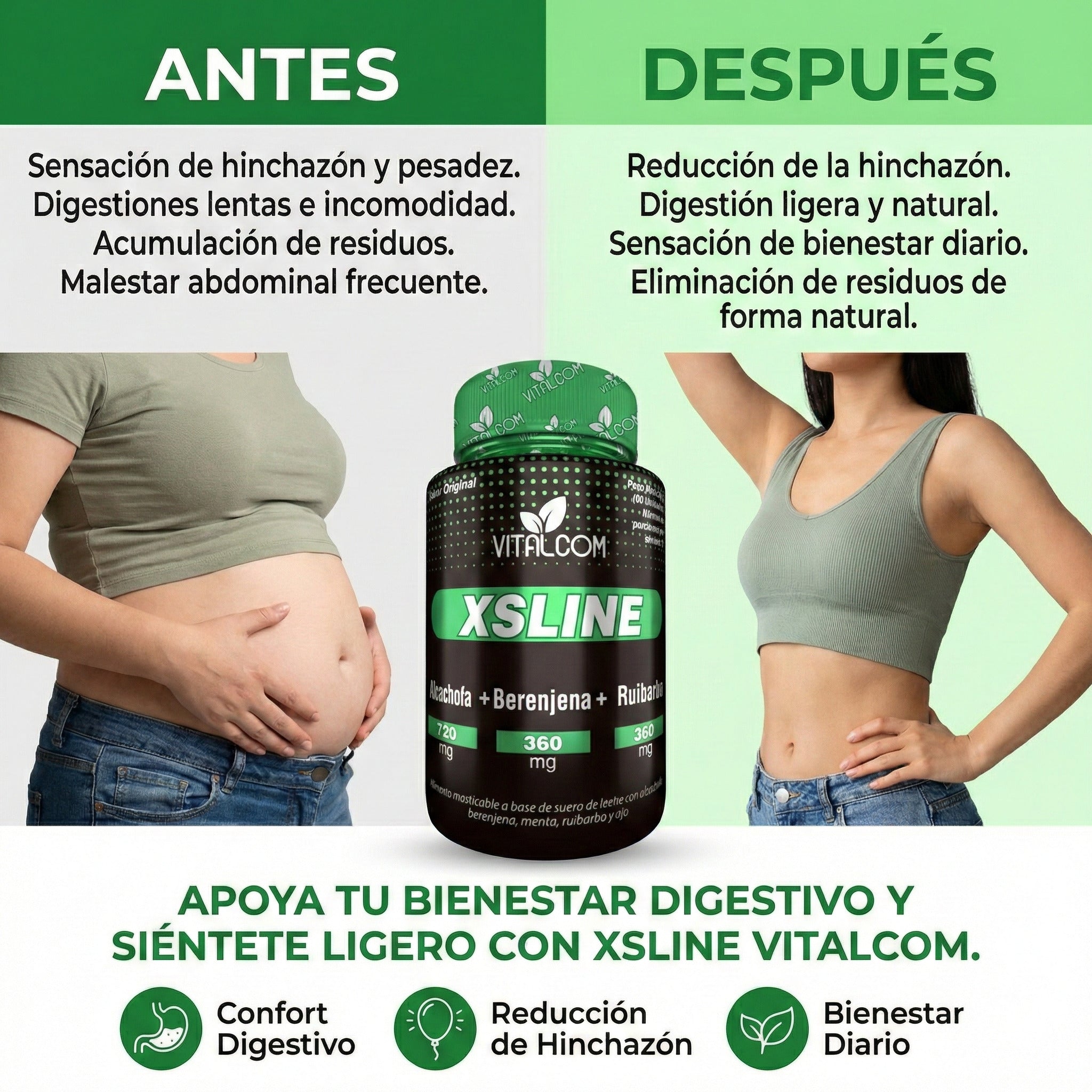 XSLINE Digest Support – Apoyo diario para tu digestión